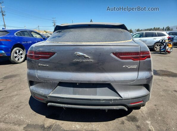 SADHD2S17K1F60336 2019 JAGUAR I-PACE Gray Вид ззаду