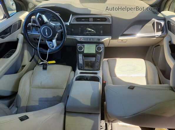 SADHD2S17K1F60336 2019 JAGUAR I-PACE Gray Вид панелі приладів