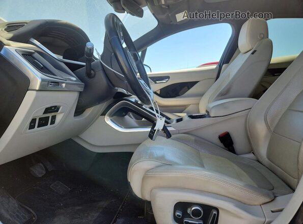 SADHD2S17K1F60336 2019 JAGUAR I-PACE Gray Вид салону спереду
