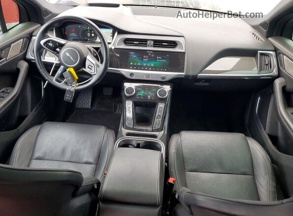 SADHD2S17K1F63589 2019 JAGUAR I-PACE Blue Dashboard view