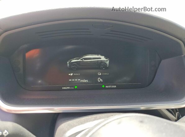 SADHD2S18K1F64119 2019 JAGUAR I-PACE White Instrument cluster view