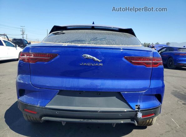 SADHD2S18K1F68509 2019 JAGUAR I-PACE Blue Հետևի տեսք