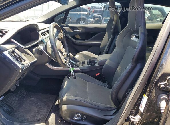 SADHD2S18K1F76318 2019 JAGUAR I-PACE Black წინა სალონის ხედი