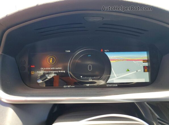 SADHD2S18K1F76318 2019 JAGUAR I-PACE Black ხელსაწყოთა პანელის ხედი