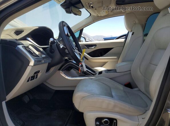 SADHD2S1XK1F72593 2019 JAGUAR I-PACE Charcoal Вид салону спереду