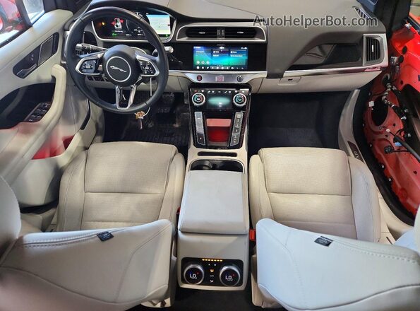 SADHD2S1XL1F79562 2020 JAGUAR I-PACE Orange Вид панелі приладів