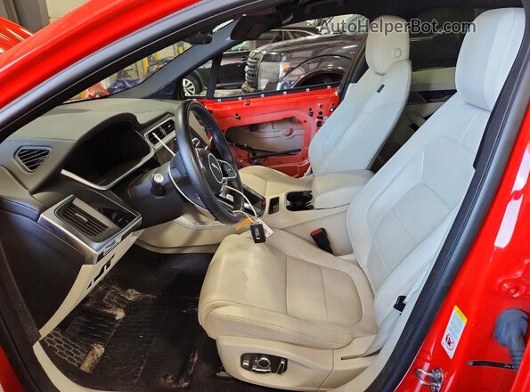 SADHD2S1XL1F79562 2020 JAGUAR I-PACE Orange Вид салону спереду