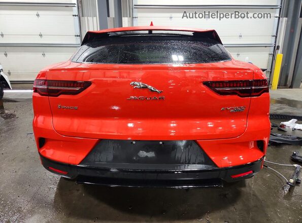 SADHD2S1XL1F79562 2020 JAGUAR I-PACE Orange Вид ззаду