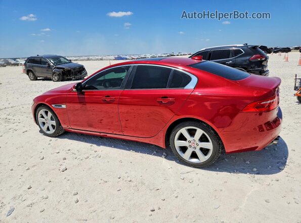 SAJAD4BN6HA971679 2017 JAGUAR XF Red Trasero izquierdo