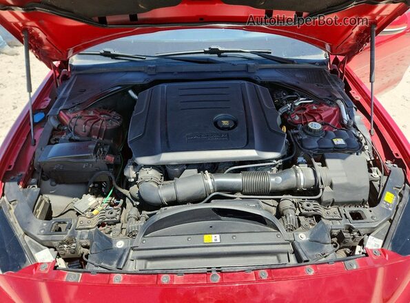 SAJAD4BN6HA971679 2017 JAGUAR XF Red Vista interior trasera