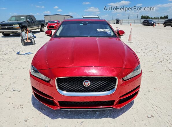 SAJAD4BN6HA971679 2017 JAGUAR XF Red Vista frontal