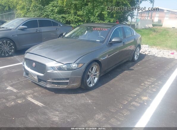 SAJAD4BV3HA971266 2017 JAGUAR XF Серый Передняя левая четверть