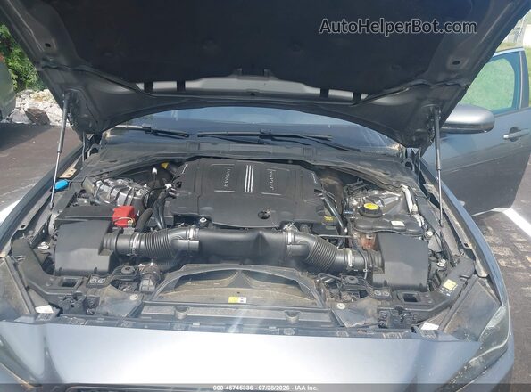 SAJAD4BV3HA971266 2017 JAGUAR XF Серый Вид сзади