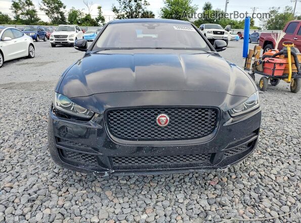 SAJAD4EV9JCP25828 2018 JAGUAR XF Black Դիմացի տեսք