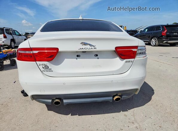 SAJAD4FX2KCP48966 2019 JAGUAR XF Белый Вид сзади