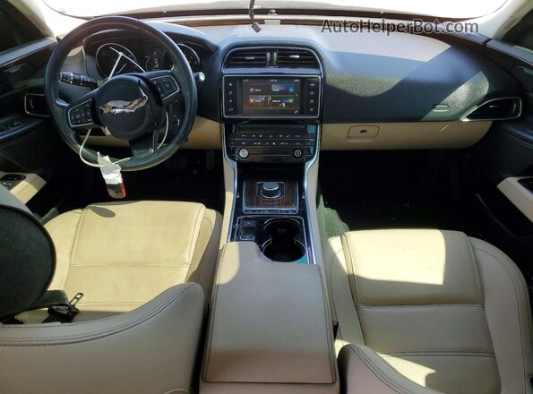SAJAE4BG9HA946824 2017 JAGUAR XF Black Dashboard view