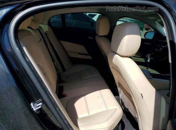 SAJAE4BG9HA946824 2017 JAGUAR XF Black Rear seats view