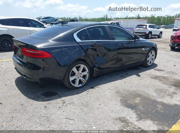 SAJAE4BG9HA950923 2017 JAGUAR XF Черный Задняя правая четверть
