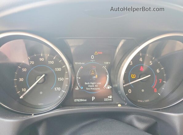 SAJAE4BG9HA963719 2017 JAGUAR XF Угольный Вид щитка приборов