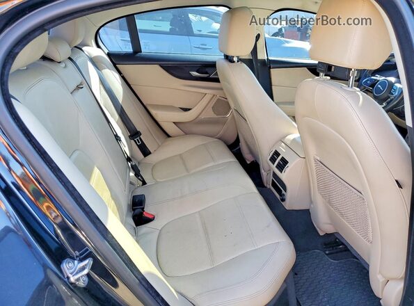 SAJAE4FX8LCP63440 2020 JAGUAR XF Black Vista de los asientos traseros