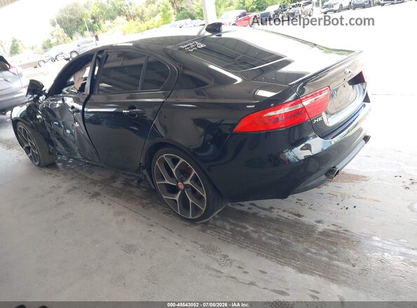 SAJAF4BV7HA958739 2017 JAGUAR XF Black Tył lewy