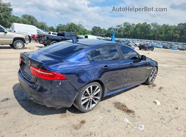 SAJAF4FX8JCP25345 2018 JAGUAR XF Blue Tył prawy