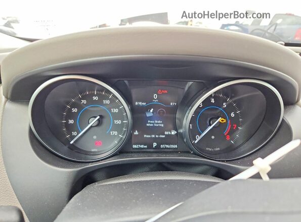 SAJAJ4BV3HA968652 2017 JAGUAR XF Белый Вид щитка приборов