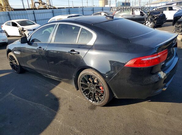 SAJAJ4BV8HCP14987 2017 JAGUAR XF Черный Задняя левая четверть