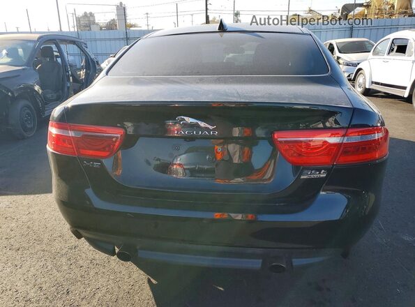 SAJAJ4BV8HCP14987 2017 JAGUAR XF Черный Вид сзади