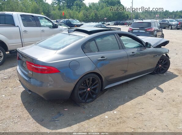 SAJAL4BV5HA973152 2017 JAGUAR XF Gray Trasero derecho