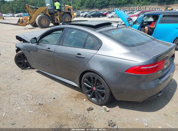 SAJAL4BV5HA973152 2017 JAGUAR XF Gray Trasero izquierdo