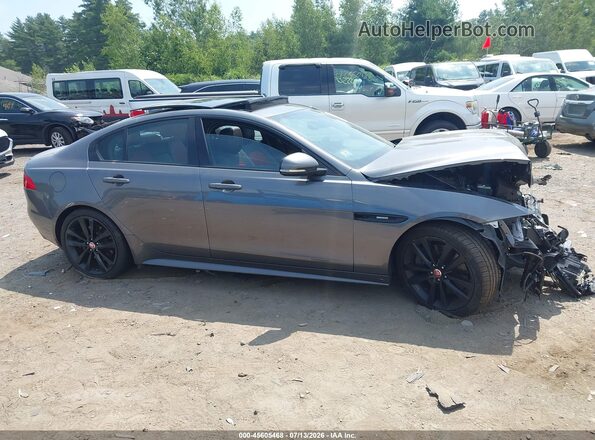 SAJAL4BV5HA973152 2017 JAGUAR XF Gray Vista interior trasera