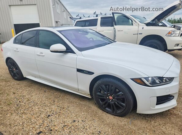 SAJAL4FN2JCP36736 2018 JAGUAR XF White Przód prawy
