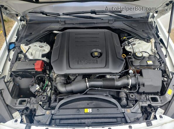 SAJAL4FN2JCP36736 2018 JAGUAR XF White Widok wnętrza z tyłu