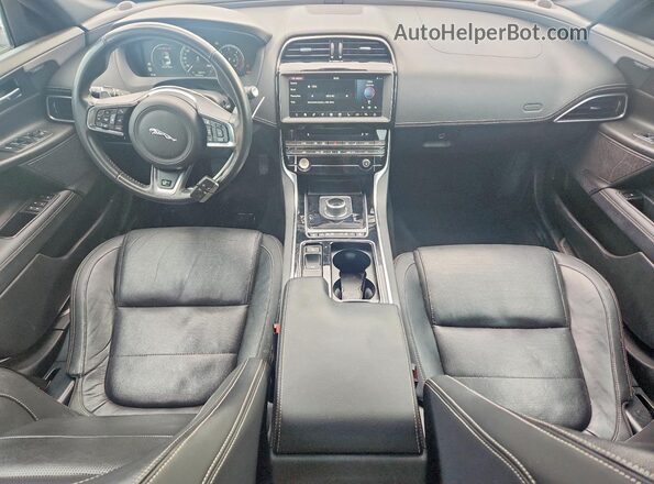 SAJAL4FN2JCP36736 2018 JAGUAR XF White Widok deski rozdzielczej