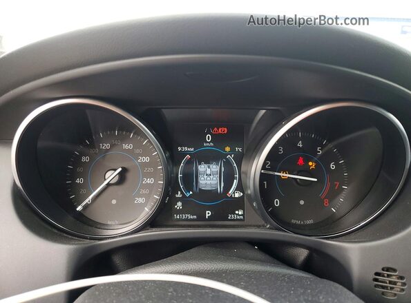 SAJAL4FX8JCP36631 2018 JAGUAR XF Silver Widok zestawu wskaźników