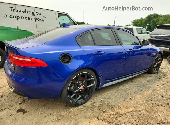 SAJAM4FV0KCP43828 2019 JAGUAR XF Blue Tył prawy