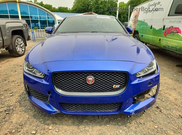 SAJAM4FV0KCP43828 2019 JAGUAR XF Blue Widok z przodu