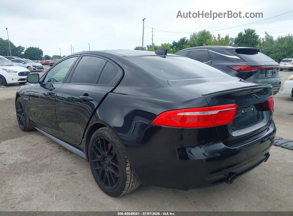 SAJAM4FV6JCP17622 2018 JAGUAR XF Black Tył lewy
