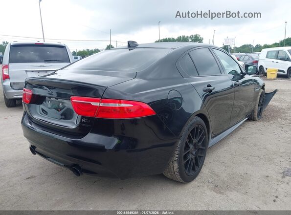 SAJAM4FV6JCP17622 2018 JAGUAR XF Black Tył prawy