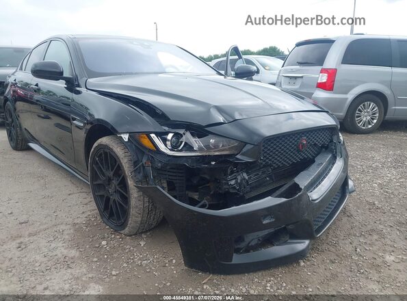 SAJAM4FV6JCP17622 2018 JAGUAR XF Black Widok z przodu