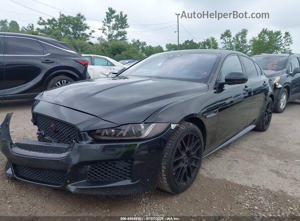 SAJAM4FV6JCP17622 2018 JAGUAR XF Black Przód lewy