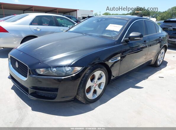 SAJAR4BG5HA947232 2017 JAGUAR XF Черный Передняя левая четверть