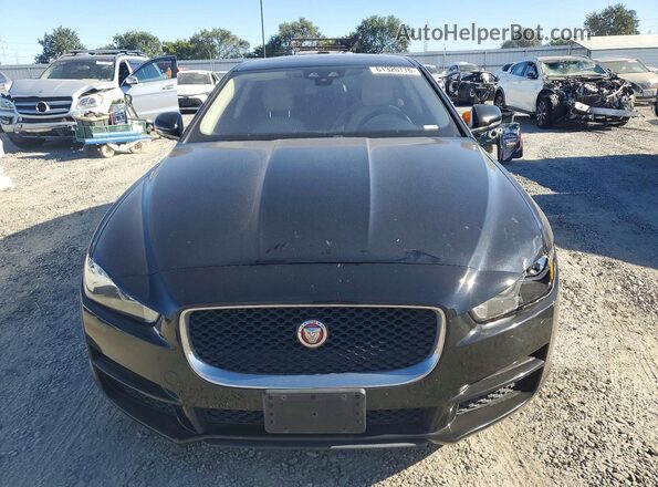 SAJAR4BG6HA976593 2017 JAGUAR XF Black წინა ხედი