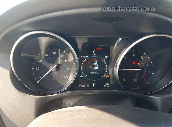 SAJAR4BG6HA976593 2017 JAGUAR XF Black ხელსაწყოთა პანელის ხედი