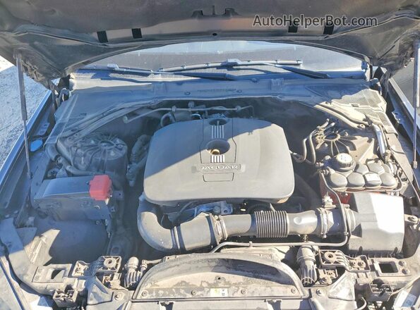 SAJAR4BG6HA976593 2017 JAGUAR XF Black უკანა სალონის ხედი