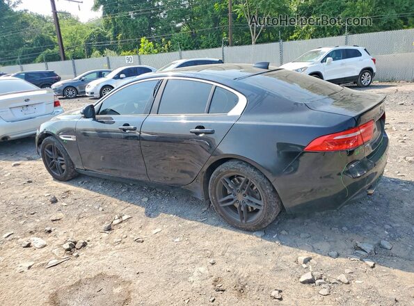 SAJAR4BG7HA960130 2017 JAGUAR XF Black Հետևի ձախ