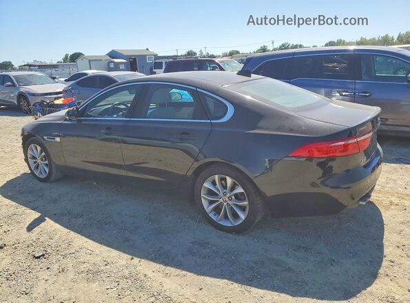 SAJBD4BN1HCY33430 2017 JAGUAR XF Black Trasero izquierdo