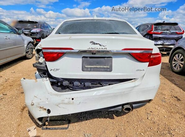 SAJBD4BV4GCY07564 2016 JAGUAR XF Белый Вид сзади