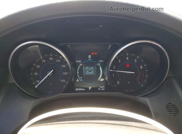 SAJBD4BV7HCY27230 2017 JAGUAR XF Silver Instrument cluster view
